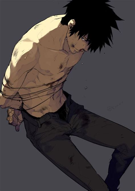 Anime Guys Dabi Fanart Shirtless Boku No Hero Academia Profile