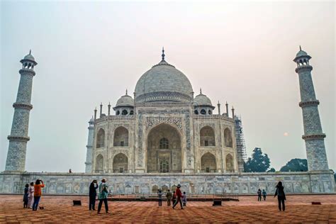 One Of The Seven Wonders Of The World Taj Mahal Agra India