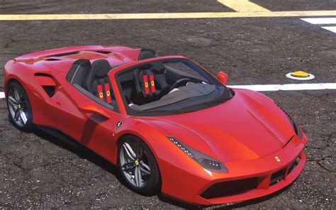 Ferrari 488 Spider Add On Replace Tuning Gta5