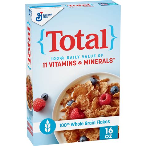 Total Cereal With Whole Grain Flakes 16 Oz