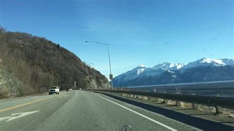 Driving The Seward Highway Down To Girdwood This Evening By The Milepost