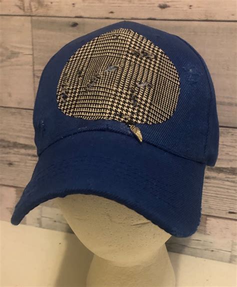 Royal Blue Baseball Cap Adjustable Strap Royal Blue Hat Cap Etsy