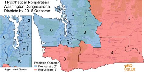 Congressional Districts Washington State Map World Map