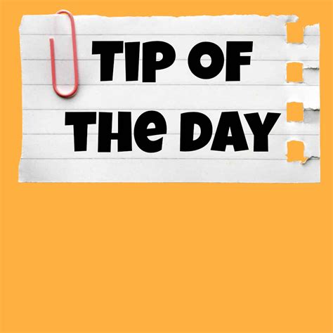 Tip Of The Day Small Group Leadership