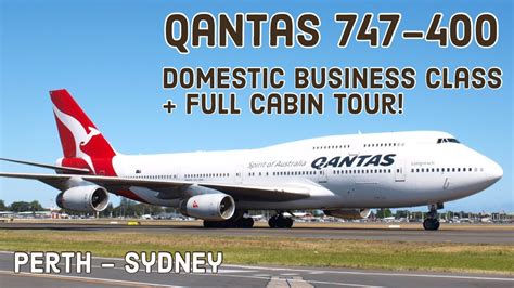 Qantas Boeing 747 400 Business Class Trip Report And Cabin Tour 1080 Hd