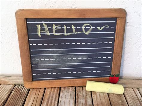 Vintage School Chalkboard Etsy Vintage School School Chalkboard