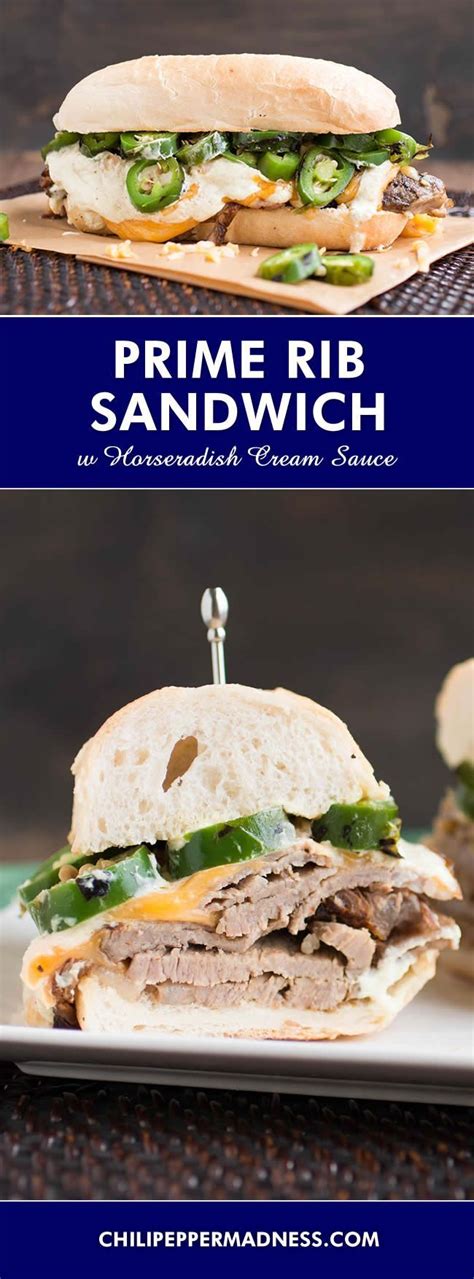 Note that just because you are ordering a prime rib, it. Prime Rib Sandwich with Horseradish Cream Sauce - Turn ...