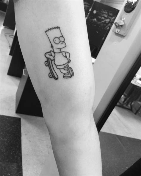 Bart Simpson Tattoo Tattoos Forearmtattoo Tattoosleeve