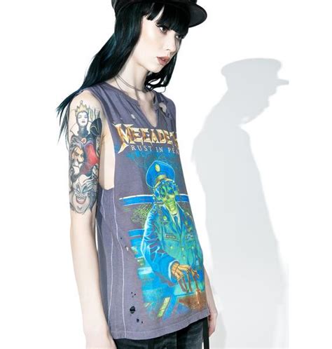 Trunk Ltd Rusted Metal Muscle Tee Dolls Kill