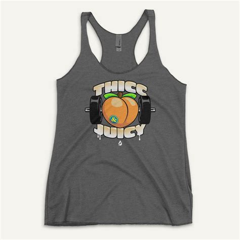 Thicc And Juicy Womens Tank Top Ministry Of Sweat