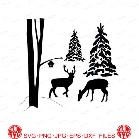 Winter Scene Svg Files - 1717+ SVG File Cut Cricut - Free SVG Downloads