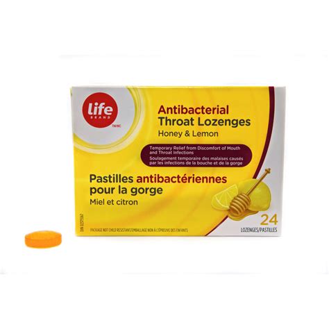 Life Brand Antibacterial Throat Lozenge Ctc Health