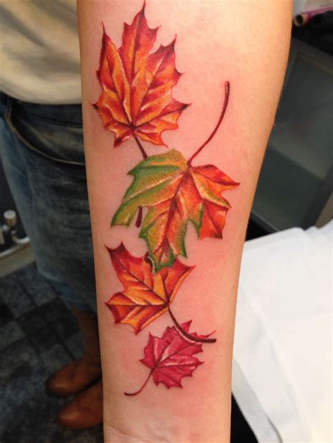 Autumn Leaves Tattoo By Toby Harris Autumn Tattoo Nature Tattoos