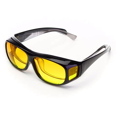 Yellow Unisex Hd Lenses Sunglasses Uv Protection Night Vision Driving