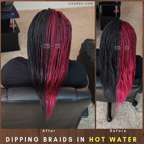 Dipping Braids In Hot Water Before And After And How To Dip Your Braids