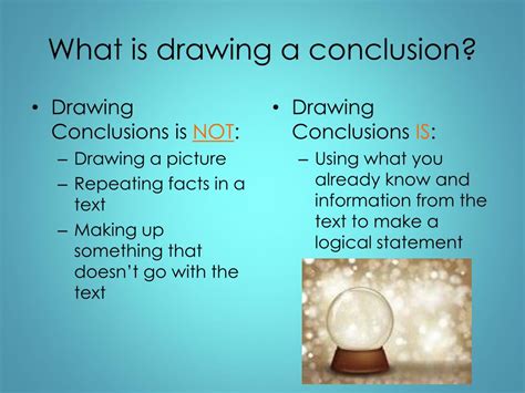 Drawing Conclusion Is