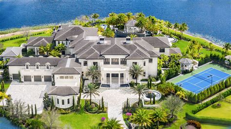 Watch Inside A 23 Million Mega Mansion Surrounded By A Lake On The