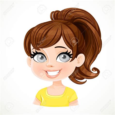 Girl With Ponytail Clipart 10 Free Cliparts Download Images On