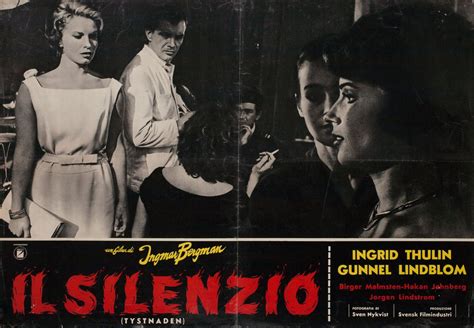the silence original 1963 italian fotobusta movie poster posteritati