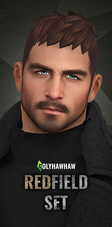 Chris Redfield Set Golyhawhaw The Sims 4 Skin Redfield Sims 4