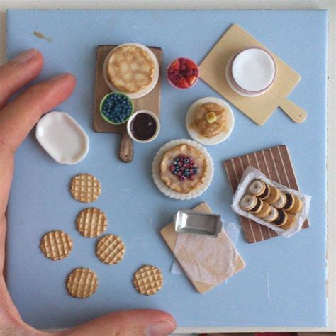 Working On Miniature Brunch Today Petitplat Mini Things Small Things