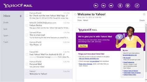 Hands On With The New Yahoo Mail App For Windows 8 Ios And Android