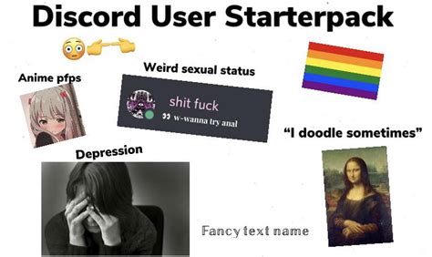 Discord User Starterpack R Starterpacks Starter Packs Know Your Meme