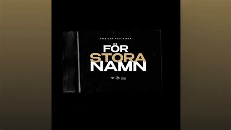 Consisting of two thousand three hundred and thirty eight characters, the lyrics of the song is quite long. DREE LOW FT. EINÁR - FÖR STORA NAMN Chords - Chordify