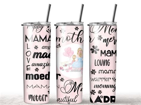 mother tumbler template svg 20oz skinny sublimation template etsy