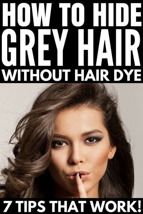Preventing And Hiding Gray Hair Without Permanent Hair Dye Cool Hair