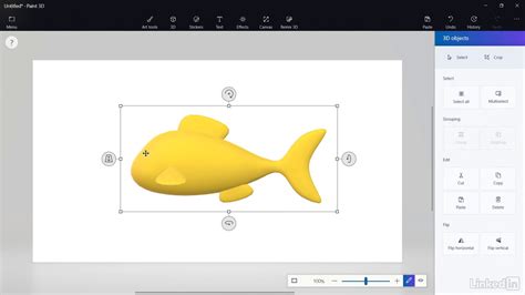 Work With 3d Models Learning Microsoft Paint 3d From
