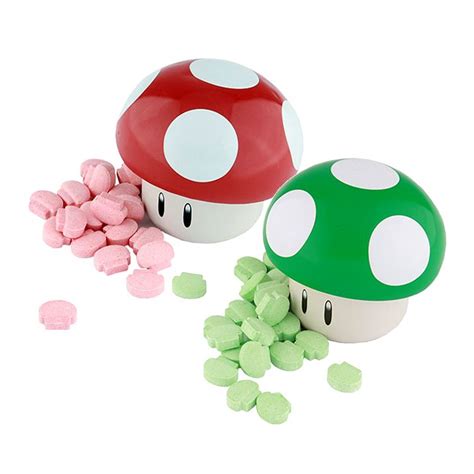 Nintendo Mushroom Sours Candy 1 Oz Tin All City Candy