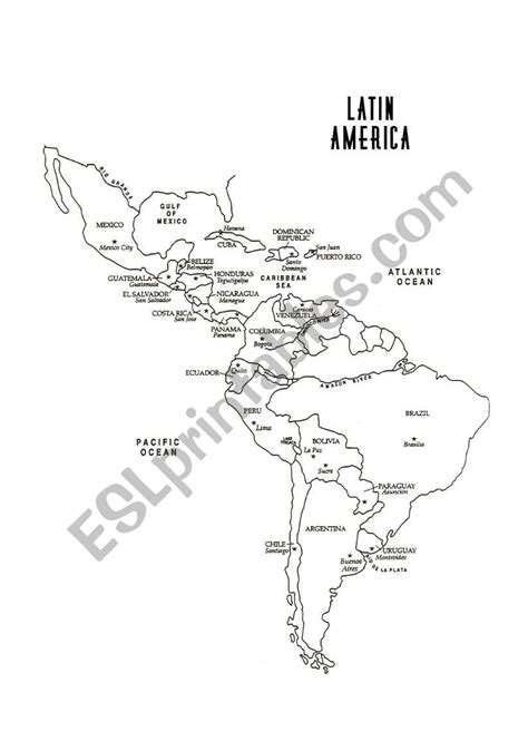 Latin America Political Map Quiz Map