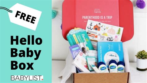 Babylist Registry Box Free Hello Baby Box Youtube