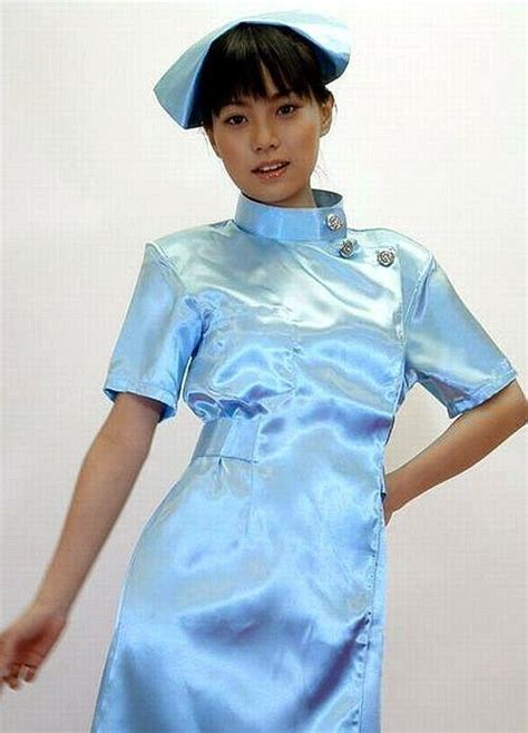 Satin Midi Dress Satin Dresses Pretty Dresses Nurse Costume Female Transformation Sissy