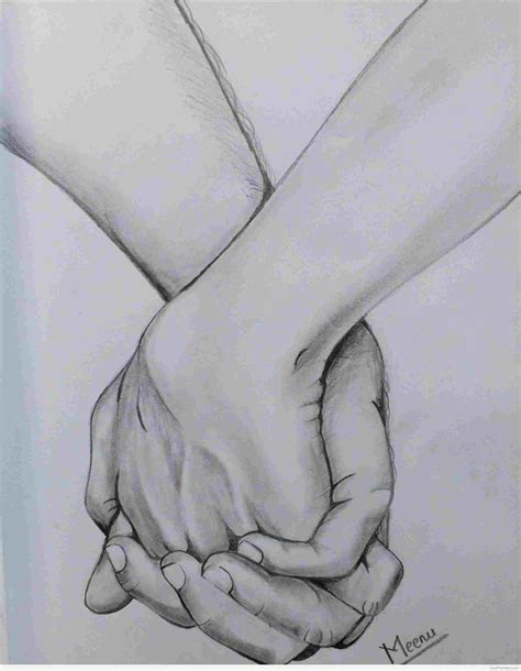 couple holding hands sketch easy sketch holding hands romantic couple pencil sketches