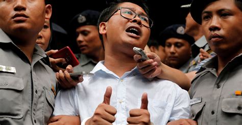 Myanmar Journos Get 7 Years In Jail For Violating Secrecy Law Myanmar Journalist Myanmar