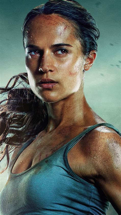 Wallpaper Lara Croft Tomb Raider Alicia Vikander K Movies Page