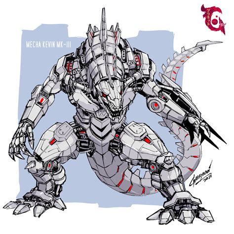 Mecha Kevin Mk 3 By Garayann On Deviantart In 2022 Kaiju Art Monster