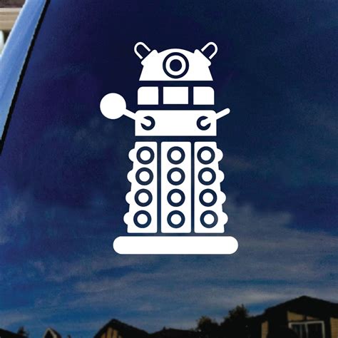 Doctor DW Robot Who Character Car Window Vinyl Decal Sticker 6
