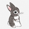 Cute Baby Rabbit Cartoon Hand Drawn Style Illustration, Rabbit Cartoon ...