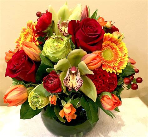 Lavish By Floral Heights Inc Fall Flower Arrangements Fall Floral Arrangements Floral