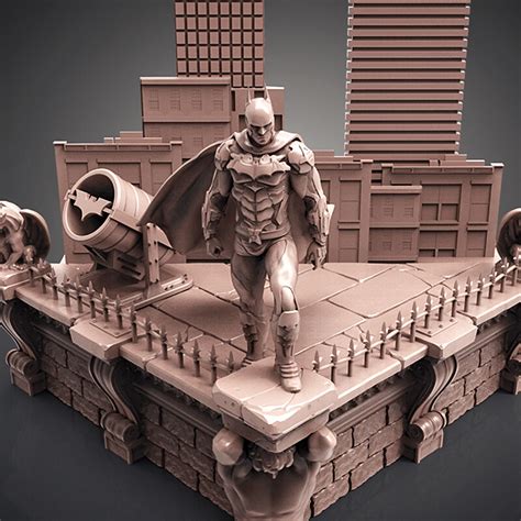 BATMAN Diorama STL Files For 3D Printing