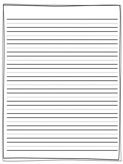 1st grade writing paper | Writing templates, Writing paper template