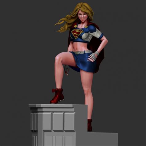 3d Printable Supergirl By Michael Rembert