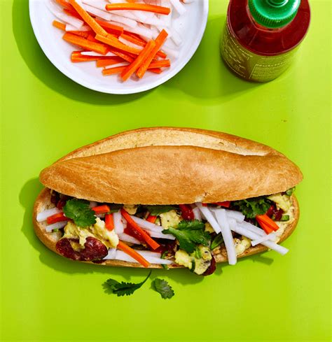 In vietnamese cuisine, bánh mì or banh mi is a short baguette with thin, crisp crust and soft, airy texture. The Breakfast Banh Mi | TASTE