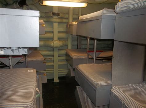 Bunk Room Where The Enlisted Navy Men Slept On The Uss Turner Joy Wow