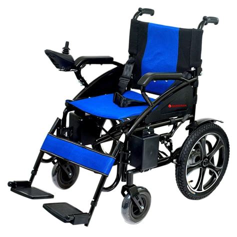 fauteuil roulant électrique pliable et léger à batterie fauteuil roulant motorisé à longue