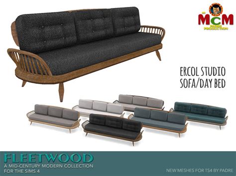 The Sims Resource Fleetwood Ercol Studio Sofa Day Bed