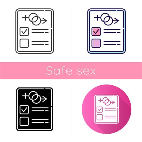 Sex Test Icon Examination Page Male Female Report Gender Determination And Verification